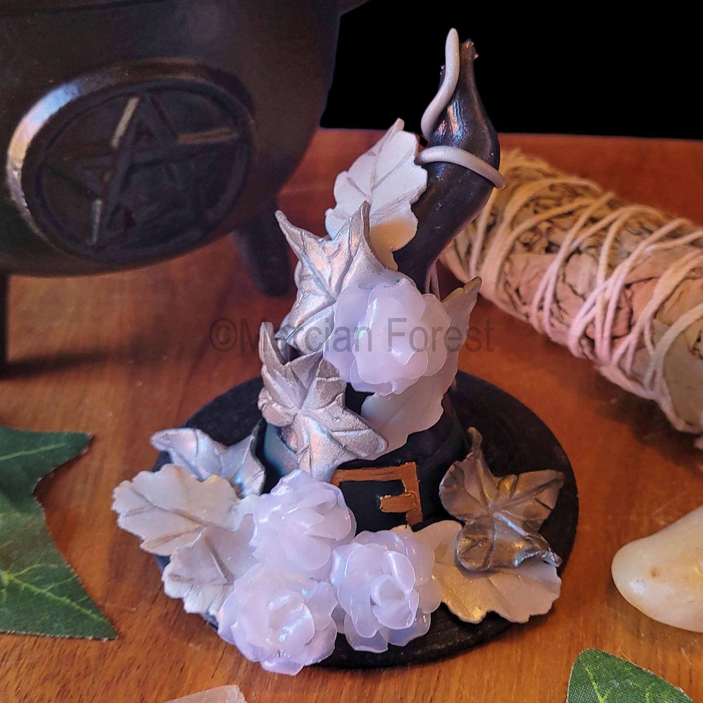 A Witches Hat, Yule Pagan Decoration, Christmas Decoration, Festive Altar.