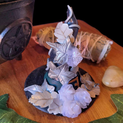 A Witches Hat, Yule Pagan Decoration, Christmas Decoration, Festive Altar.
