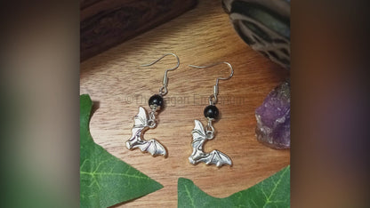 Bat Style Earrings