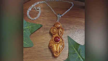 Sol Goddess Amulet Pendant Necklace