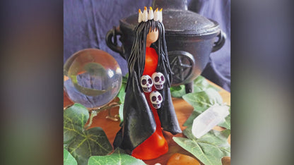 Samhain Goddess Mini Statue or Figurine