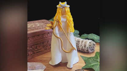 Goddess Artemis, Diana, The Huntress, Altar Goddess, Mini Statue or Figurine