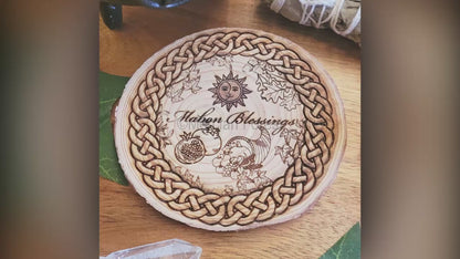 Mabon Blessings Altar Tile