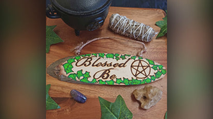 Blessed Be Wall Hanging Sign