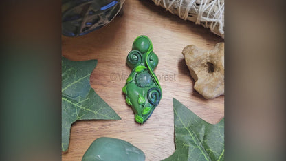 Green Gaia Goddess, Altar Goddess Decoration