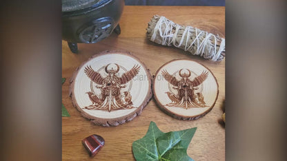 Morrigan Wooden Altar Tile