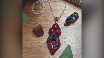 Morrigan Goddess Talisman Pendant Necklace