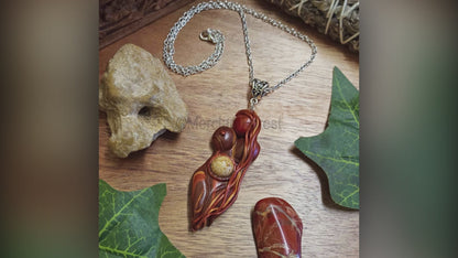 Autumnus Goddess Amulet Pendant Necklace